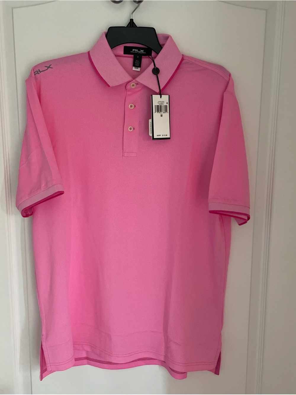 Ralph Lauren Men’s Golf Concept Wicking T shirt Medium Pink M NWT $115